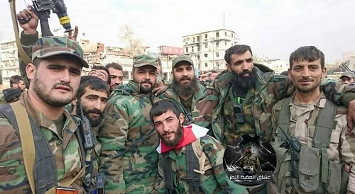 Des militaires à Bab al-Naïrab