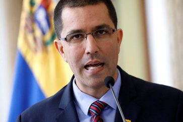 Le chef de la diplomatie vénézuélienne Jorge Arreaza