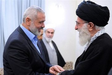 Ismail Haniyeh et l'Ayatollah Sayed Ali Khamenei