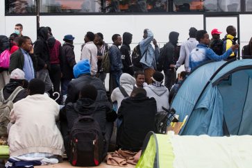 migrants en Europe, frontière française