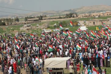 Manifestation à Qamichli