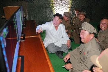 Le président nord coréen