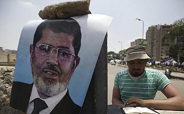 Mohammad Morsi, effigie du président égyptien
