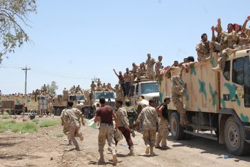 Des troupes du Hached al-Chaabi