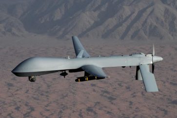 drone américain, base US