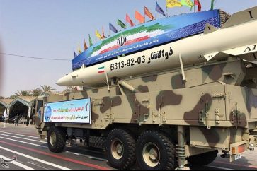 le missile iranien Zulfiqar