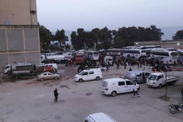 Les dernières évacuations de Harasta le 23 Mars (MG)
