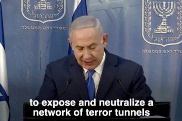 netanyahou-tunnels-hezbollah