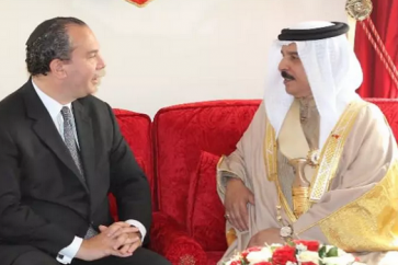 Le rabbin Marc Shneier avec le roi du Bahreïn