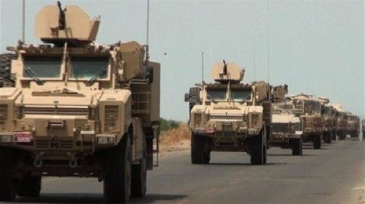 Un nouveau convoi de véhicules blindés de l'armée US est entré en Irak via la Jordanie, le mercredi 6 mars 2019.