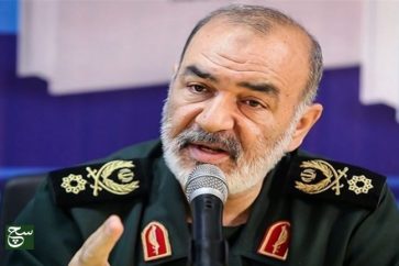 Le général Hossein Salami, commandant en chef du Corps des gardiens de la Révolution islamique en Iran