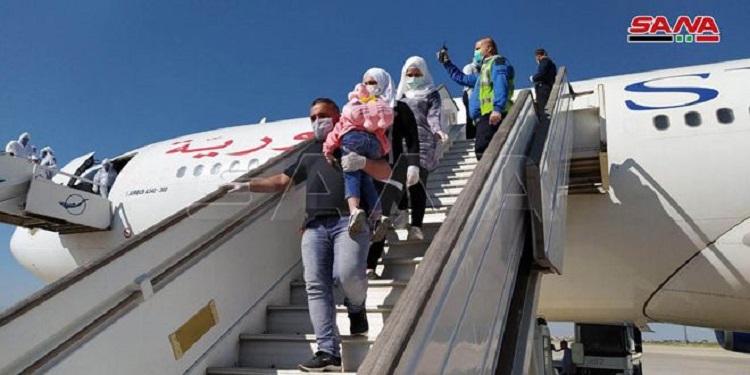 Damas a rapatrié depuis l'Egypte 232 Syriens dans le cadre de la lutte contre le coronavirus