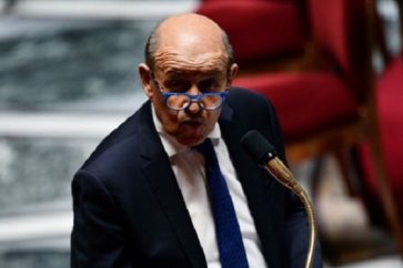 Le ministre français des Affaires étrangères Jean-Yves Le Drian