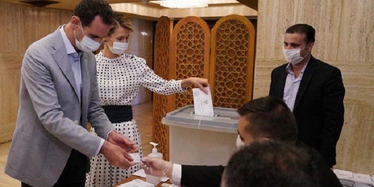 Le président Assad et son épouse participent au scrutin