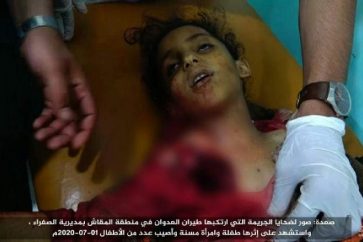Une fillette yéménite tuée, le 1er juillet 2020, par les raids saoudiens contre Saada