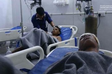Des enfants yéménites blessés suite à des raids saoudiens contre Ma'reb