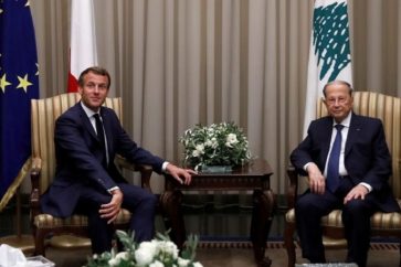 Emmanuel Macron et Michel Aoun