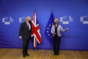 Boris Johnson et Ursula von der Leyen