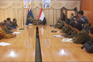 Une réunion présidée par le ministre yéménite de l'Intérieur, le général Abdul Karim Amir al-Din Al-Houthi.