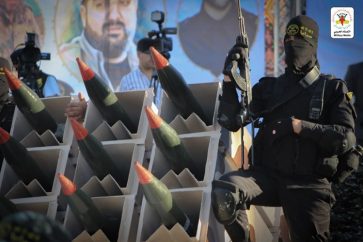 Parade militaire organisée, à Gaza, par les brigades d’Al-Qods, branche armée du Jihad islamique (Archives)