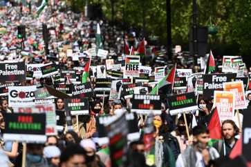 Marche de soutien aux Palestiniens à Londres