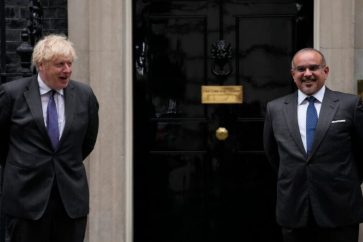 Boris Johnson et Salman ben Hamad al-Khalifa