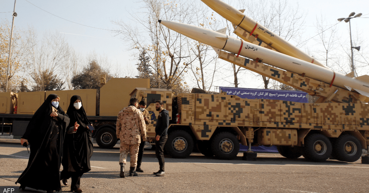 Des missiles iraniens à Téhéran