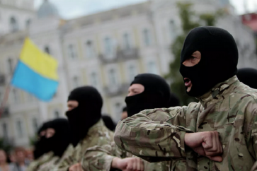 Des militaires du bataillon Azov