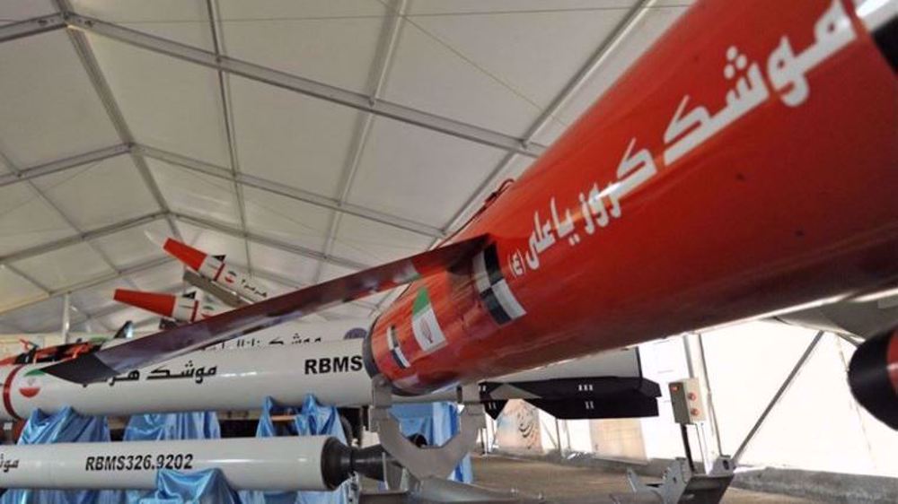 Le missile de croisière Ya-Ali peut être installé sur divers types d'avions de chasse. ©Tasnim