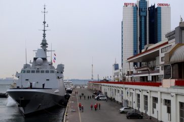 Le port d'Odessa (Image d'illustration)