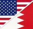 Drapeaux des USA et de Bahreïn