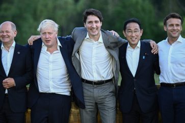 Les dirigeants du G7.