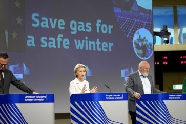 La présidente de la Commission européenne Ursula von der Leyen a présenté le plan de réduction de la consommation de gaz le 20 juillet 2022.