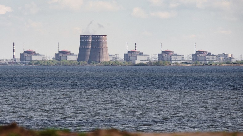 La centrale nucléaire dans la région de Zaporojié.