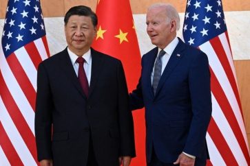 Xi Jinping et Joe Biden à Bali le 14 novembre.