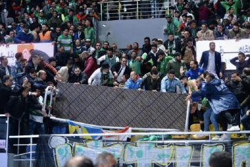 Une partie d’une tribune s’est effondrée sur des supporters dans une salle de sport au sud du Caire, le 24 décembre 2022.