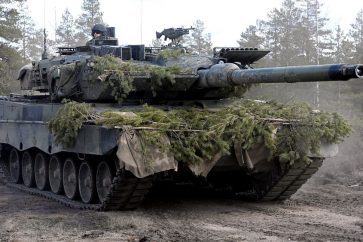 Un char de type Leopard