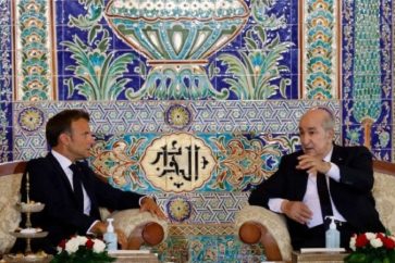 Emmanuel Macron et Abdelmajid Tebboune à Alger en août 2022.