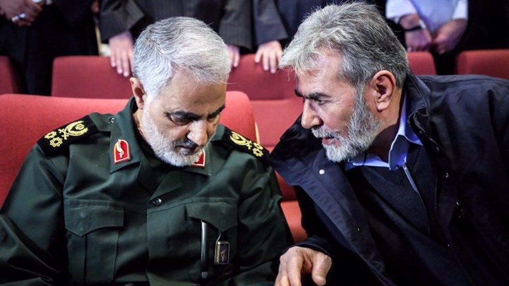 "La Palestine était le principal souci du général Soleimani", selon Ziad al-Nakhala