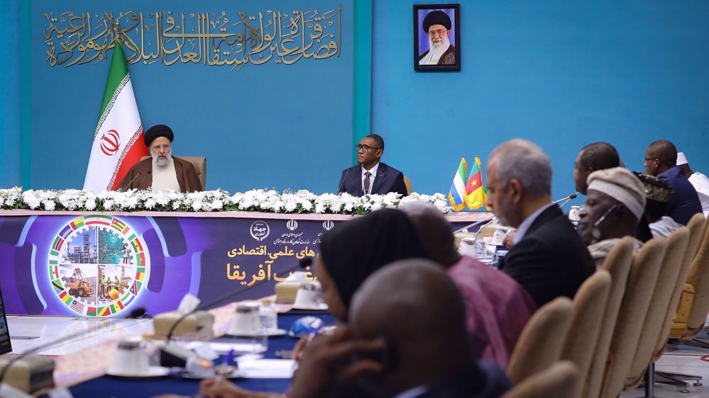 La première réunion de coopération scientifique et économique entre l’Iran et l’Afrique, lundi 6 mars 2023. ©president.ir