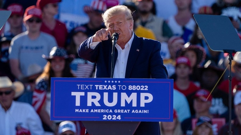 Donald Trump à Waco au Texas, le 26 mars 2023.