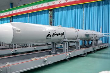 Le missile de croisière iranien « Abu Mahdi » ©DEFA Press
