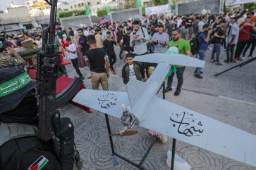 Le drone du Qassam baptisé Shihab.