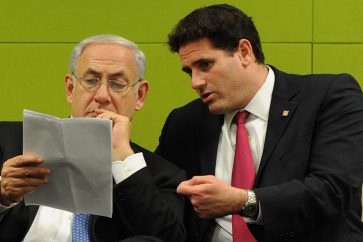 Benjamin Netanyahou et Ron Dermer