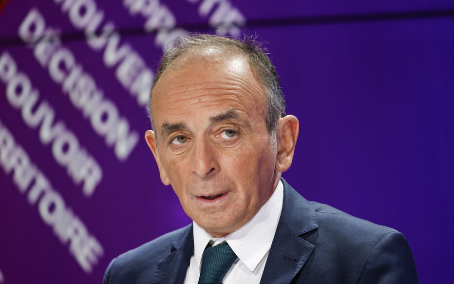 Le président du parti français "Reconquête" (extrême-droite), Eric Zemmour