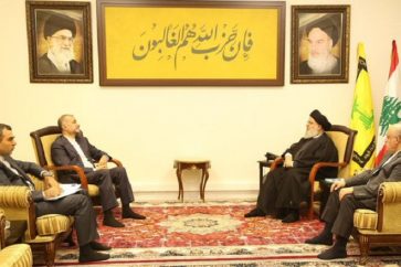 Sayed Nasrallah a reçu Abdollahian pour discuter de Gaza
