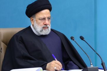 Le président iranien, Ebrahim Raïssi