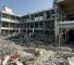 Une école affiliée à l’UNRWA a été détruite suite aux attaques israéliennes contre le camp de Jabalia, à Gaza, le 12 décembre 2023. © Anadolu