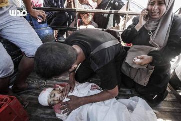 Une fille tombée en martyr dans un raid israélien sur le camp de Nusseirat