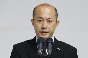 Le maire de Nagasaki Shiro Suzuki